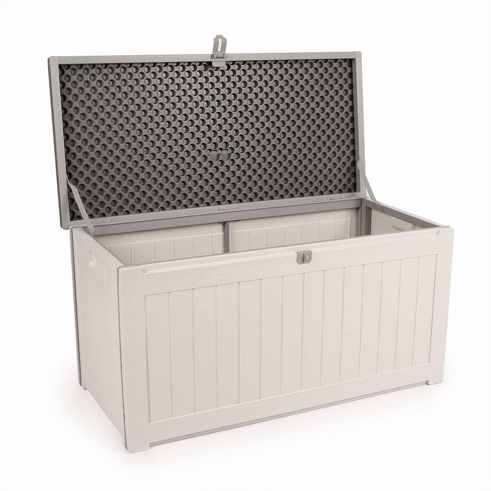 150L Outdoor Garden Storage Box Chest Cushion Equipment Lid Shed polypropylene 150L Outdoor Garden Storage Box Chest Cushion Equipment Lid Shed polypropylene